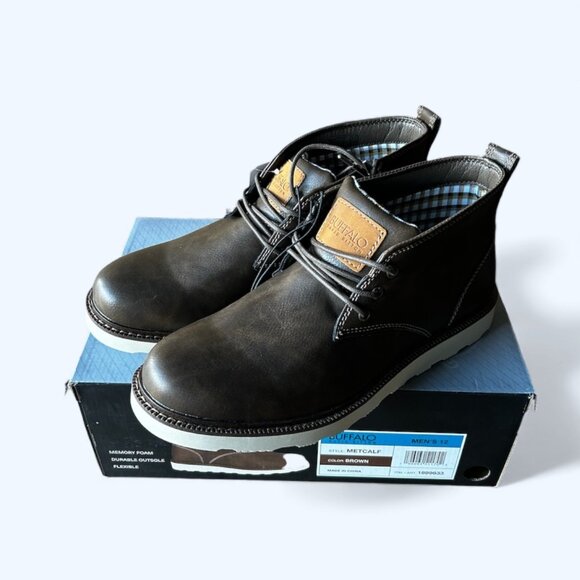 Buffalo by David Bitton Metcalf Men’s Casual Chukka Boot Brown Size 12 - Picture 5 of 7